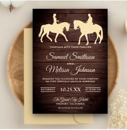 Western Wedding Invitations